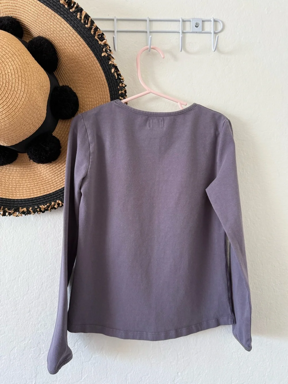 No Added Sugar Purple Long Sleeve Graphic Tee Size 7-8 Years
